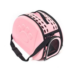 China Breathable Pet Carrier Handbag Ventilated With Safety Buckle Zippers / Strap supplier