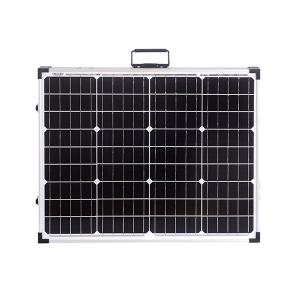 China IP65 12v 7.64A Folding Solar Panel 100w Mono Solar Panel For Camping supplier