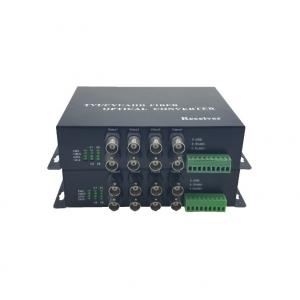 China Digital Fiber Optic CCTV Video Converter With Reverse Data And Audio supplier