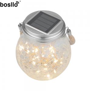 China 3000K Decorative Solar Lamp Solar Powered Lamp With Glass Plastic Cap supplier