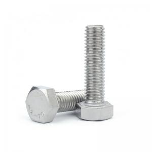 18-8 Stainless Steel Hex Head Bolts Metal 250mm Hex Head Screws