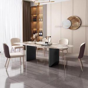 High End Luxury Modern Dinning Table Marble Top Dining Table Sets For Dining Room