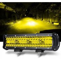 China 6D Reflector Off Road LED Light Bar 4x4 12V 24V Single Row Automotive LED Light Bar on sale