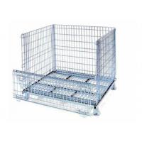 China Hot sale welded stackable folding wire mesh containers on sale