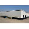 China Jost E100 3 Axle 40FT Curtain Side Semi Trailer With Customization And Landing Gear wholesale