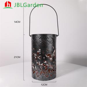 Rusty Corten Garden Lights Metal Waterproof LED Landscape Lawn Bollard Light Rust Color