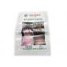 Food Grade Material Opaque 3 Side Seal Pouch For Meat With Bottom Open