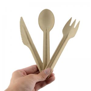 China 100% Biodegradable Disposable Spoon&Knives, Takeaway, For Restaurant Or Home Party supplier