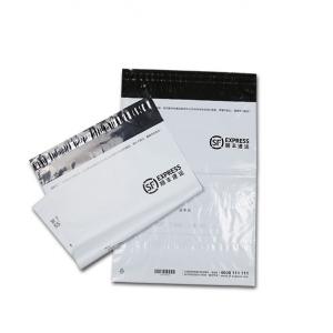 Tear Proof Poly Mailer Shipping Bags Weather Resistant Black / White Printed