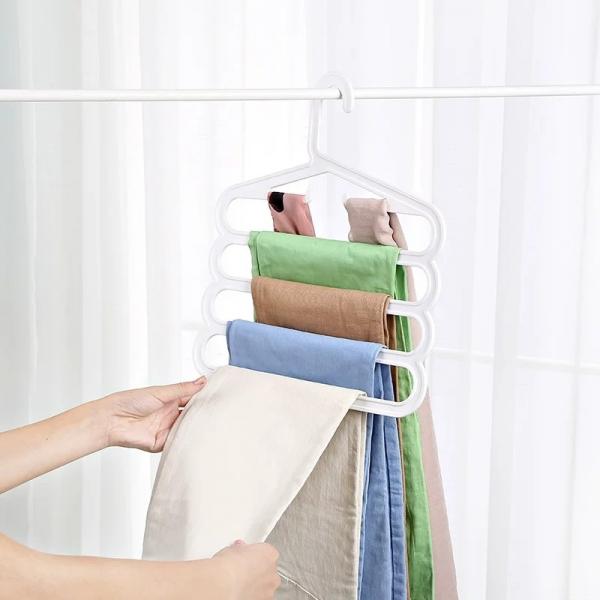 Pants Household Drying Wardrobe Racks Coloured Plastic Coat Hangers