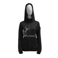 China Women's Full Zip Up Pullover Hoodies Sweatshirts Sandwich Hoodie Jacket on sale