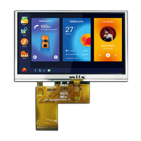 4.3 Inch TFT LCD Display Module | Resistive Touchscreen With ST7262 Controller