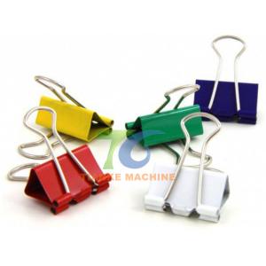 Mechanical Metal Paper 0.8mm Binder Clip Making Machine