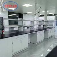 China Anti-Corrosion Full Steel Epoxy Resin countertop Chemical resistance Laboratory Workbench Price List on sale