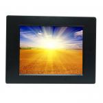 10.4 panel mount sunlight readable LCD monitor with resistive pcap touchscreen
