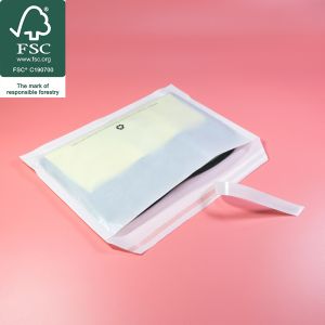 China 生物分解性 透明性 ガラスの紙 ワックス紙 カスタム プリント 服袋 靴下 服 Tシャツ 梱包 wholesale