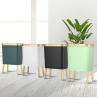 China 13 Gallon High Quality Durable Plastic Garbage Waste Bin Tall Kitchen Plastic Trash Can with Leg wholesale