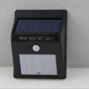 China 6 Leds Motion Sensor LED Wall Light with rechargeable Li-ion Battery supplier