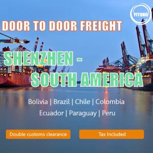 Weekly DDP International Door To Door Freight Service From China To South America