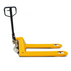 China Powered Pallet Jack 2500kg Hand Pallet Truck With Fingertip Lever Control supplier