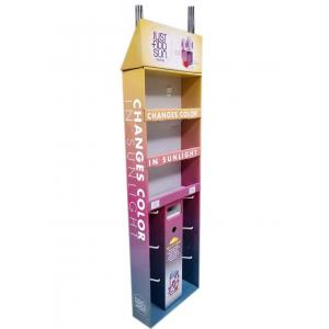 Corrugated Plastic Floor Display Rack Multipurpose Recyclable