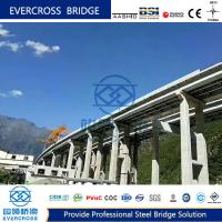 China Customized Steel Box Girder Bridge Aisc Steel Bridge With High Stiffness on sale