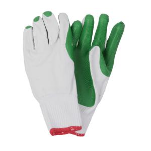 China Flexible and Affordable 10 Gauge String Knit Latex Gloves for Industrial Applications supplier
