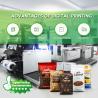 China Custom Supplier of Resealable Stand-up Pouch Flexible Packaging for Tea & Coffee Made with Recycled Materials and Valve wholesale