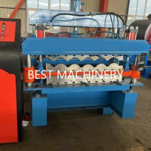 China Plc alto 8m/Min da máquina de Rib Roof Panel Roll Forming do perfil de aço da cor supplier