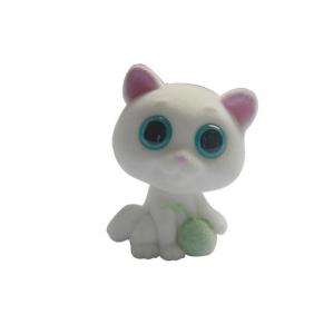 China Não brinquedos animais reunidos brancos do Phthalate, brinquedos do gato do bicho de pelúcia do divertimento do bebê com projeto da bola supplier