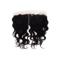China Natural Remy Brazilian Lace Frontal Closure Ear To Ear 18 Inch Afro Kinky Curly on sale