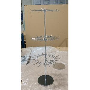 China 3 Tier Revolving Counter Display Rotating Countertop Display Easy To Assemble wholesale