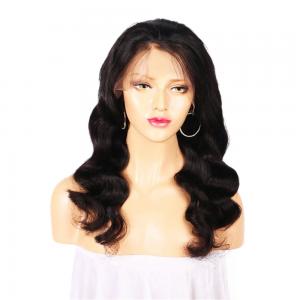 China Attractive Cambodian Lace Front Human Hair Wigs Loose Wave Full Cuticle Aligned supplier