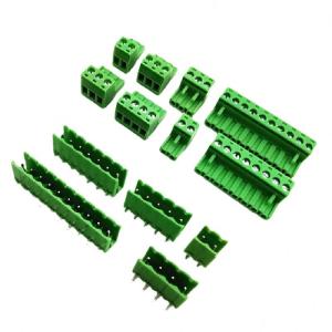 China Venta en caliente 2EDG5.08 Conector de terminal recto/doblado enchufe + enchufe 5.08MM 2P 3P 4P 5P supplier