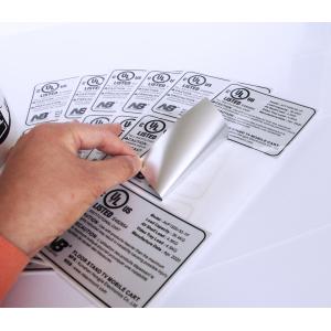Barcode CMYK Silver Sticker Label UV Resistant Printing Scratch Off Sticker Sheets