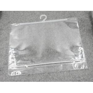China Biodegradable compostable Hanger Hook Handle Bag For Underwear Clothes, Rigid Snap Seal Handle Bikini Bag supplier