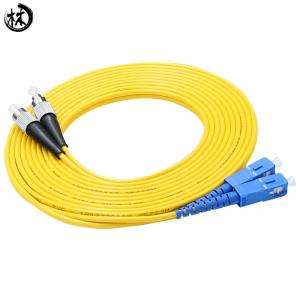 China Durability Upc Sm Dx Fc Sc Patch Cord , Fiber Optic Ethernet Cable 3 Meter supplier