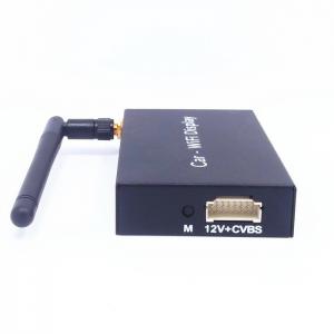 China AV. CVBS out HDMI 2.4G Car mirror link wireless box car wifi display for IOS 11 airplay Android Miracast supplier