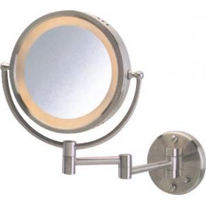 Hotel Bathroom Polish 304 Stainless Steel Magnifying Mirror 9"