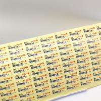 China Logo Print Pantone Color Stickers Customized Waterproof Glossy Roll Vinyl Sticker on sale