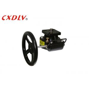 China Ball Valve Gear Box Actuator Handwheel with Black Color supplier