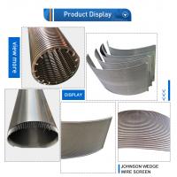 China Round Profile Wedge Wire Screen High Strength for Effective Filtration on sale