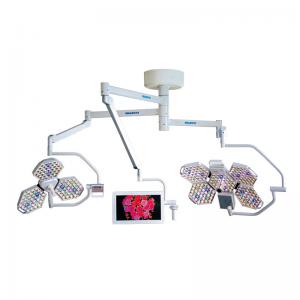 China Three Arm Ceiling Mounted Medical Surgical Lighting Systems With Display Recorder wholesale