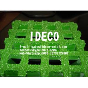 China Molded Fiberglass Gratings Gritted Anti-Slip, FRP Bar Grating, Fibergrate Floor Grating Corrosion-Resistant wholesale