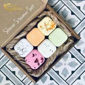 Colorful Aromatherapy Shower Steamers Set With Dired Flower