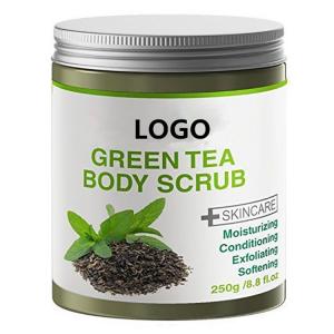 China Whitening Smooth Green Tea Body Scrub Blackhead Remover / Whitehead Exfoliating supplier