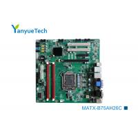 China MATX-B75AH26C 2 Gigabit LAN Micro ATX Motherboard / Intel PCH B75 Matx Motherboard 8 USB2.0 on sale