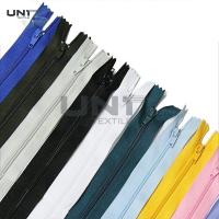 China Polyester Plating Garments Accessories Nylon Teeth Reversible Zipper on sale