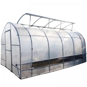 Roof Ventilation Tunnel Plastic Greenhouse With Cooling System