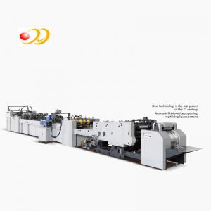 China High Performence Paper Bag Making Machine With Hand Crank Creasing System supplier